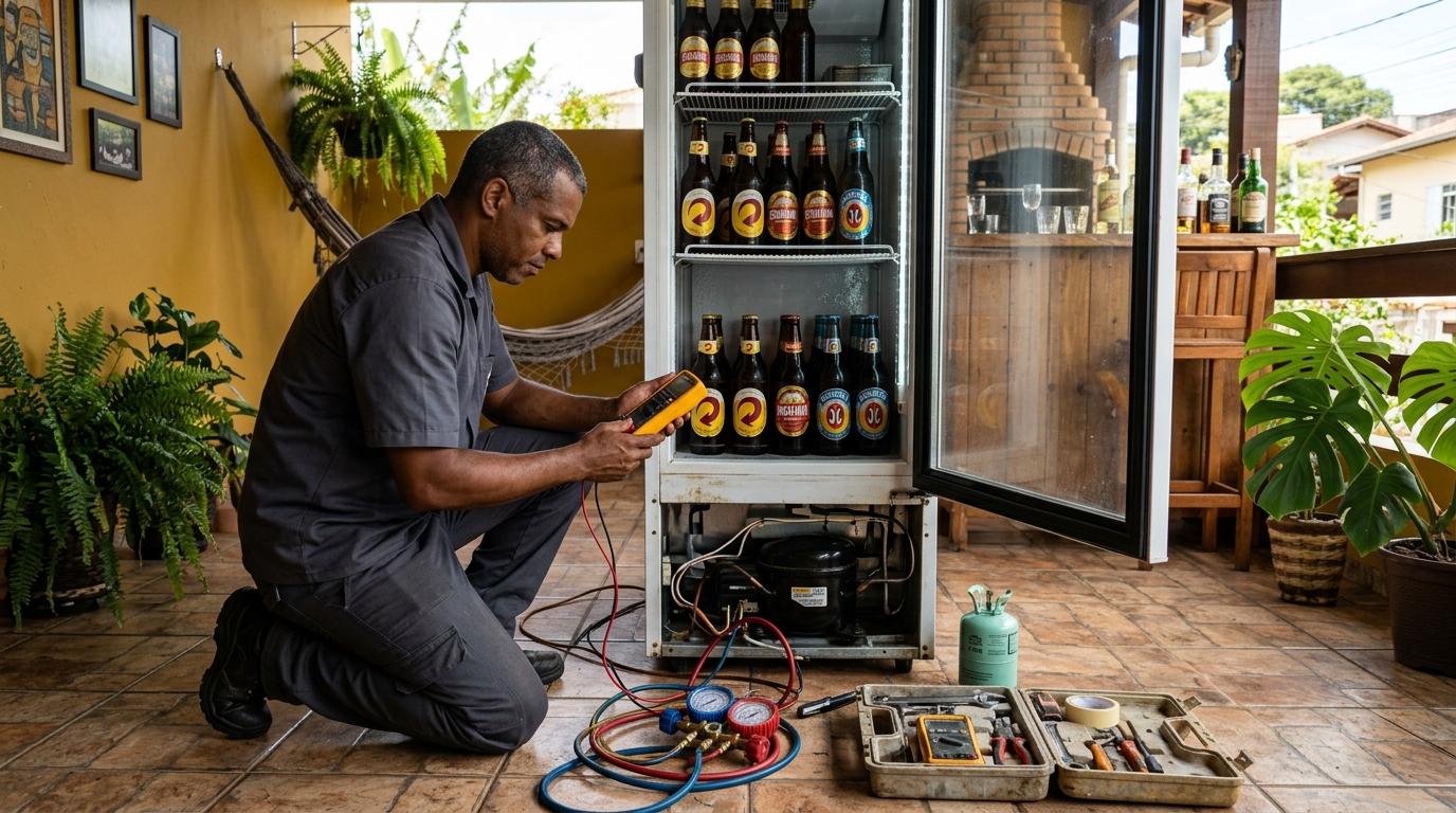 Conserto de placa eletrônica de cervejeira em Betim‑MG