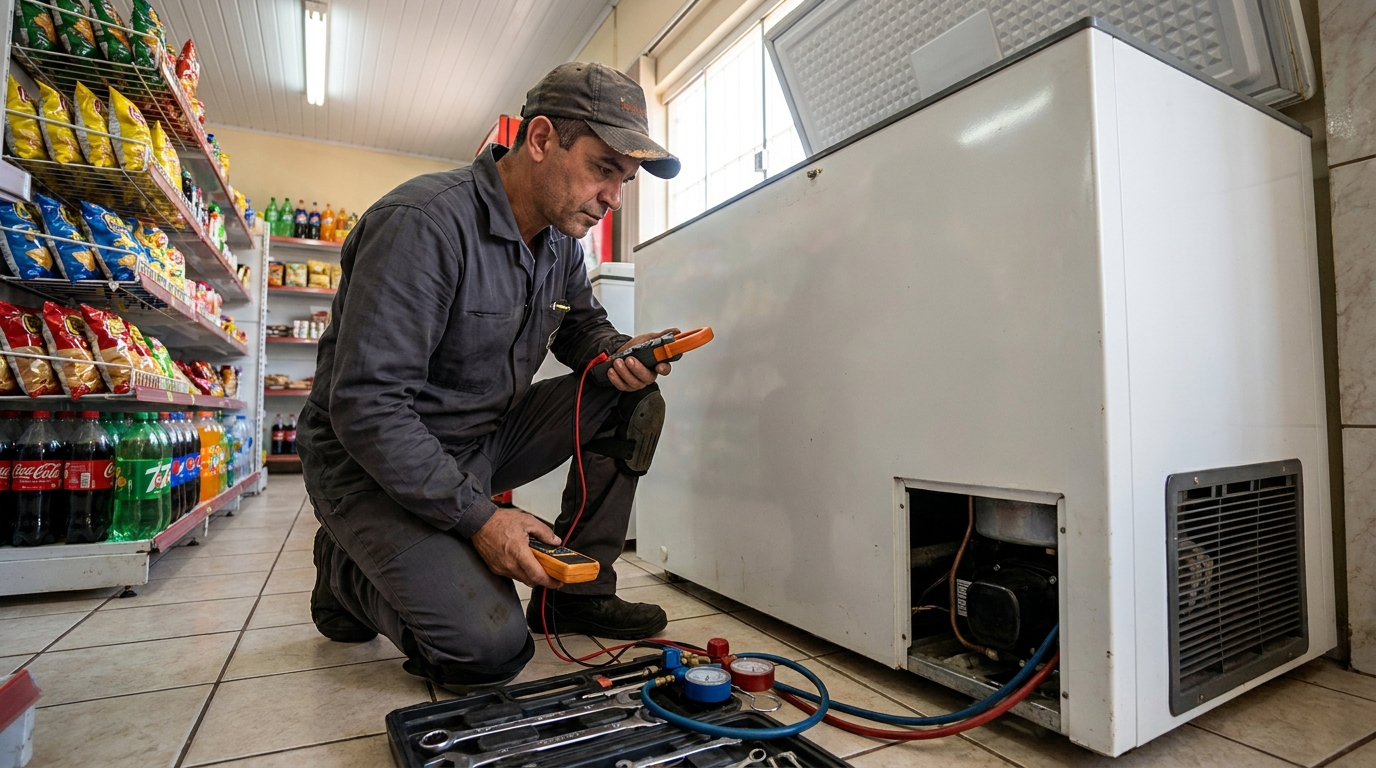 Conserto de placa eletrônica de freezer em Betim‑MG